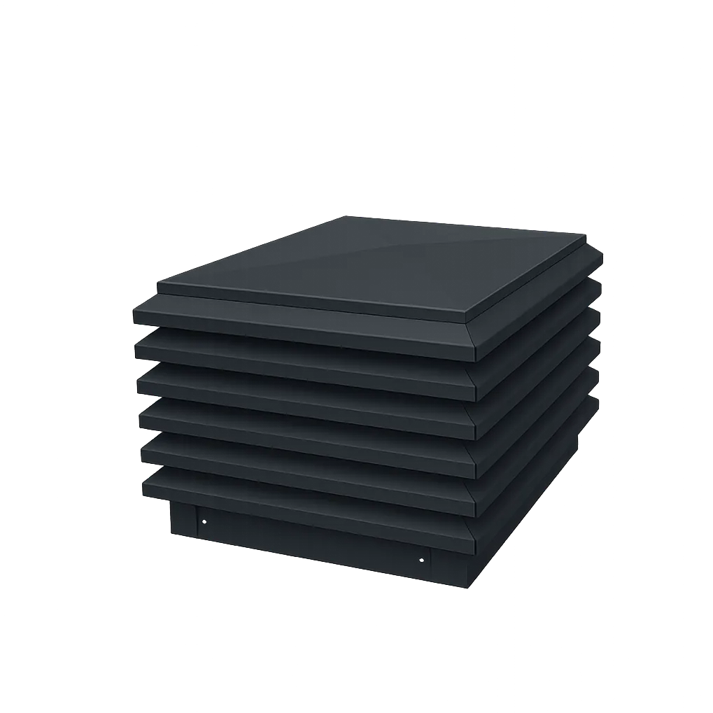 Remates de Chimenea y Ventilación a Medida — Gris Antracita